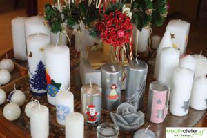 Besuchen Sie mich in meinem Atelier Handverzierte Kerzen aus Luedinghausen 002