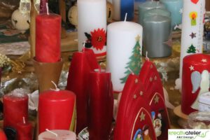 Besuchen Sie mich in meinem Atelier Handverzierte Kerzen aus Luedinghausen 011