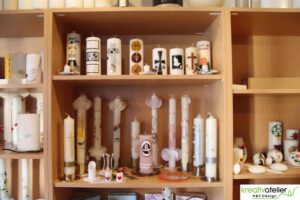 Besuchen Sie mich in meinem Atelier Handverzierte Kerzen aus Luedinghausen 015
