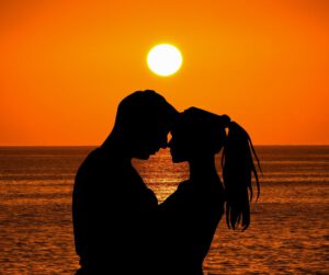 Liebe 2 Kerzenbeschriftung