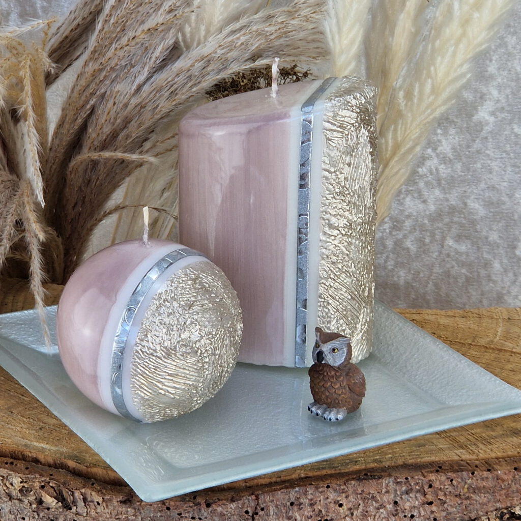 2 Designkerzen