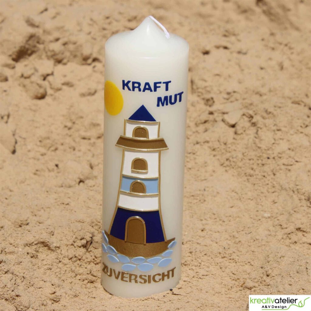 SK003 Mutmacherkerze Kraft mut und Zuversicht 20