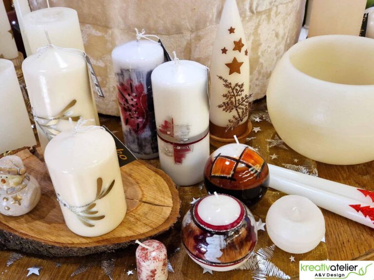 Der wohl größte Weihnachtsmarkt für handverzierte Kerzen in Lüdinghausen im Münsterland Weihnachtsmarkt fuer handgefertigte Weihnachtskerzen in Luedinghausen
