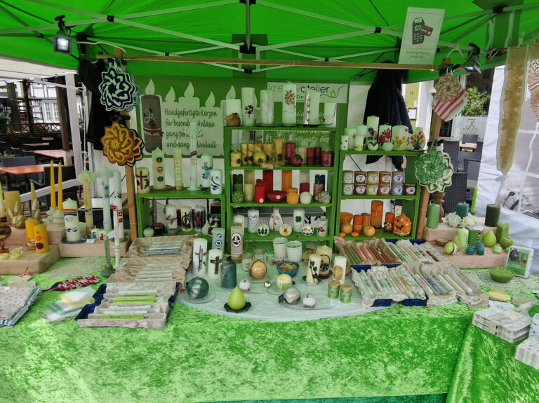 Hansemarkt Kamen Innenansicht von meinem Stand