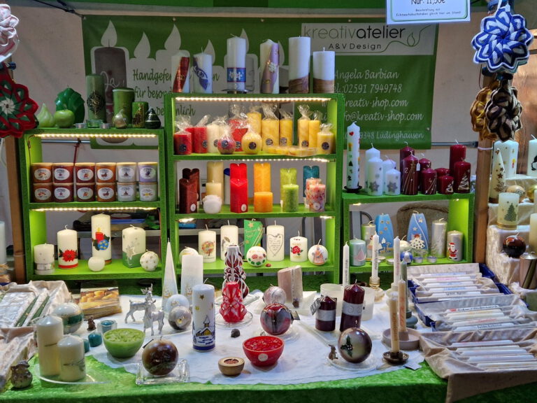 Martinsmarkt Gevelsberg Innenansicht von meinem Stand