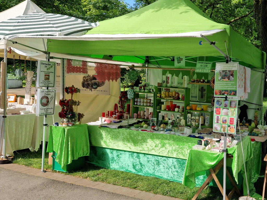 Mein Stand auf dem Markt Gartenlust im Westfalenpark