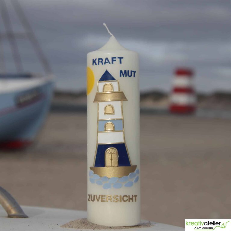 Mutmacherkerze Kraft mut und Zuversicht