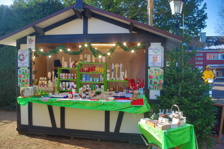 Weihnachtsmarkt mit Markthütte Rosendorf Seppenrade ter Advent