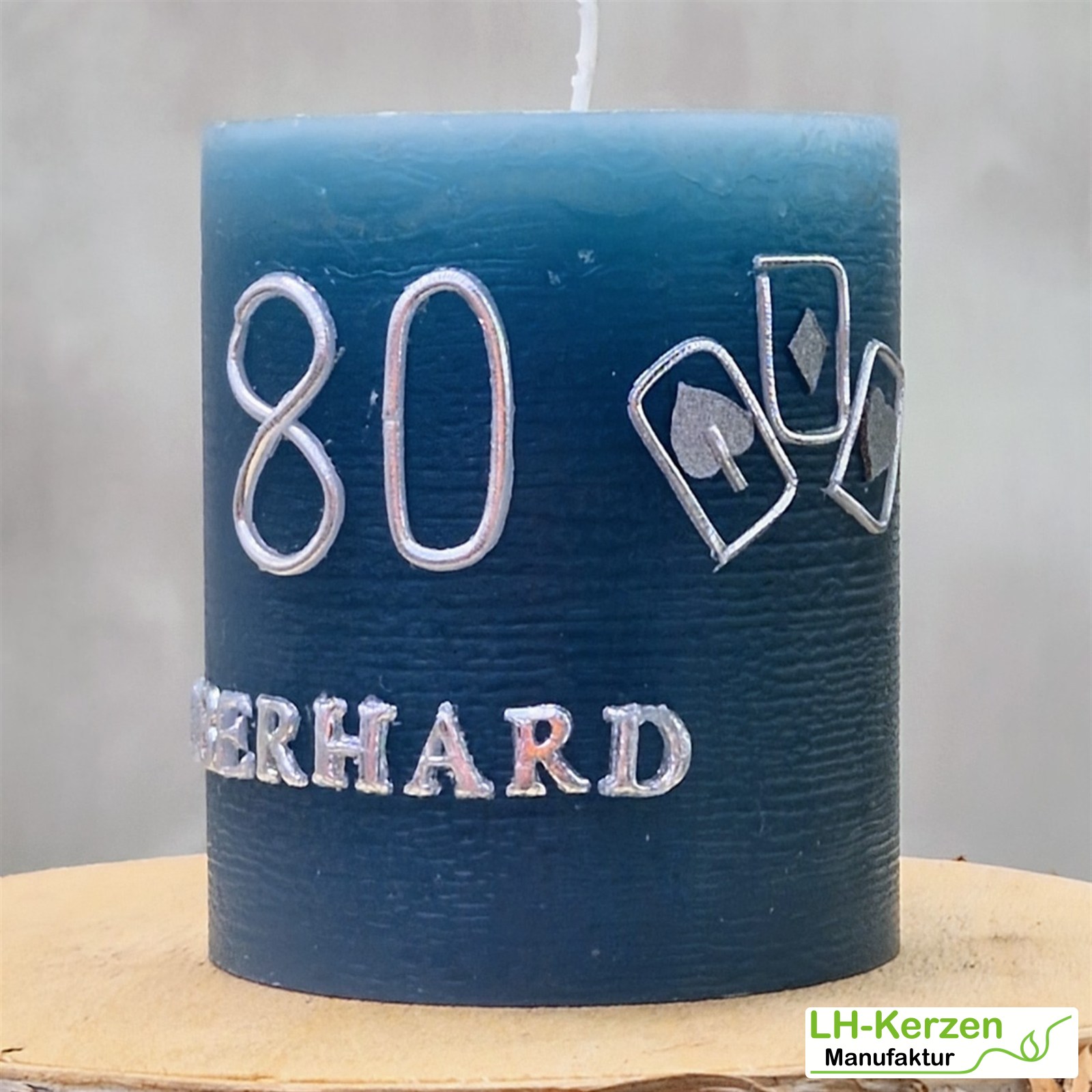 Beschriftete Kerze