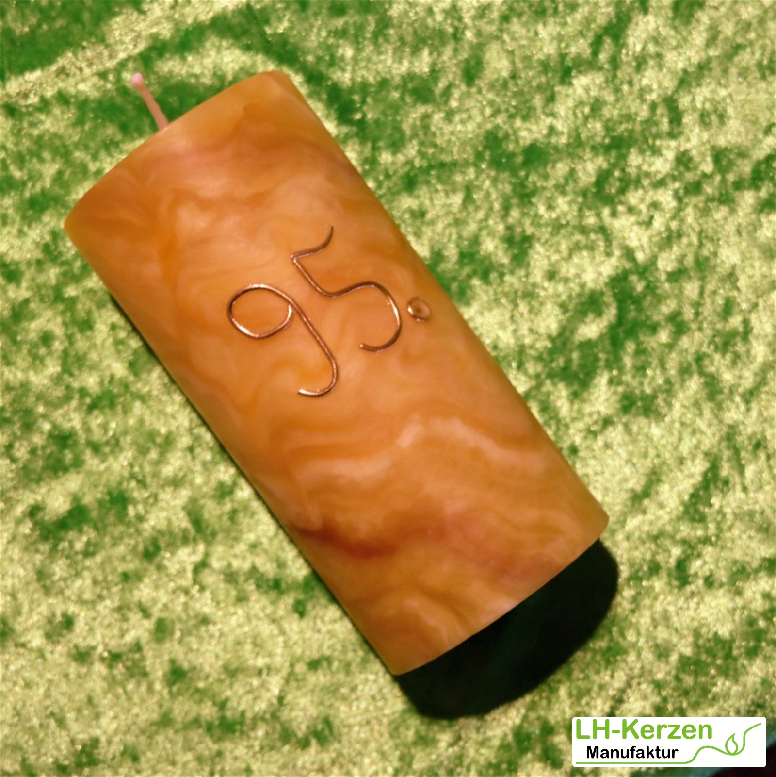 Beschriftete Kerze